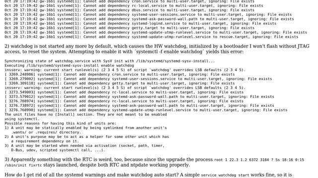Unix & Linux: Systemd weirdness: Cannot add dependency, file exists смотреть онлайн