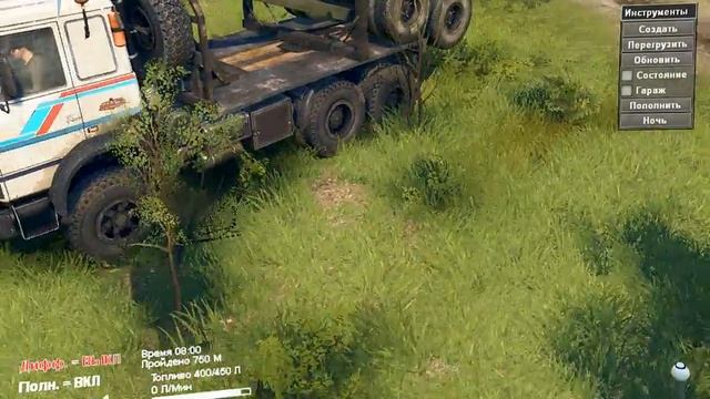 SpinTires 2017 МАЗ 6317 смотреть онлайн