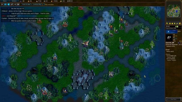 The Battle for Wesnoth - ladder - Danniel_BR (dw) vs plk2 (hu) смотреть онлайн