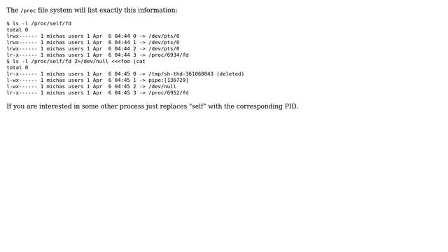 Linux Shell fundamentals: How can I check the file descriptors status, (where are redirected to)... смотреть онлайн