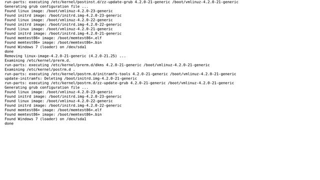 May a Linux kernel package have config files that remain in storage after removing the package? смотреть онлайн