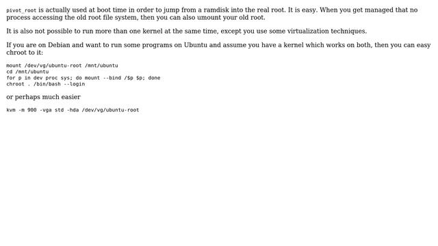 Pivot root between two Linux installations (2 Solutions!!) смотреть онлайн