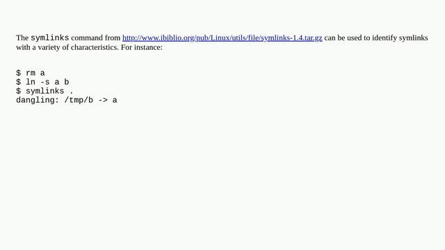 How can I find broken symlinks смотреть онлайн