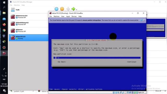 Install Debian 8.8 di Virtual Box // CLI (Command Line Interface) смотреть онлайн