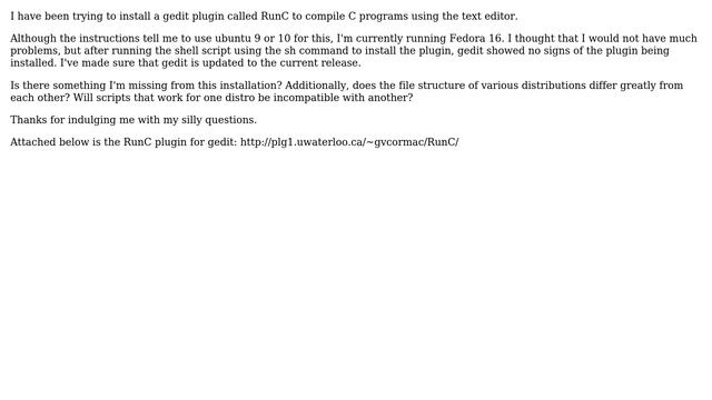 Unix & Linux: Installing a gedit plugin on Fedora смотреть онлайн