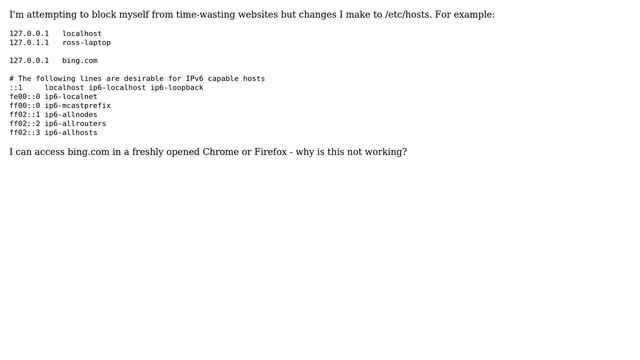 Ubuntu: Modifying /etc/hosts does not have an effect (2 Solutions!!) смотреть онлайн