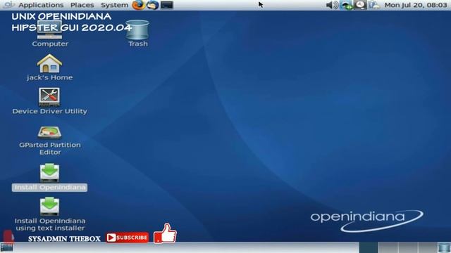 SYSADMIN THEBOX : INSTALASI UNIX OPENINDIANA HIPSTER 2020.04 GUI смотреть онлайн