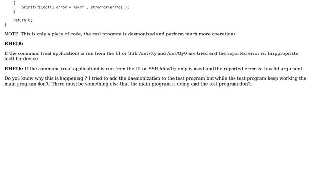 Unix & Linux: Linux ioctl VT_GETSTATE fails if process is run manually смотреть онлайн