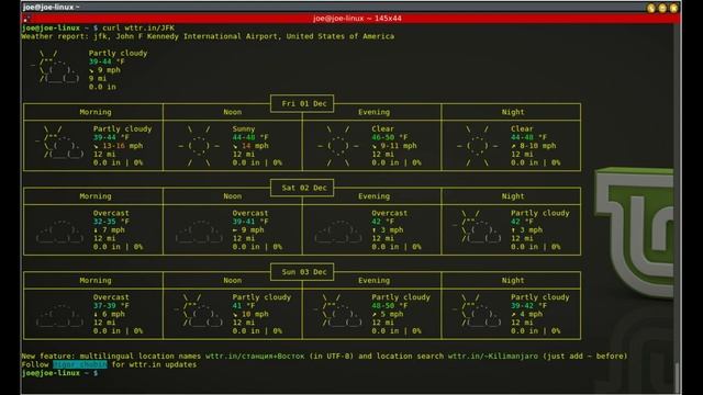 Get Weather Forecast From Command Line смотреть онлайн