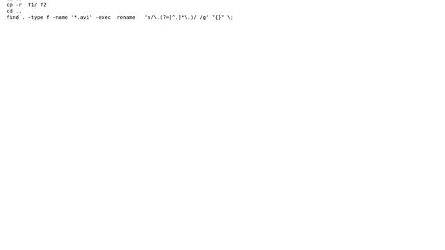 `find` with `rename` No such file or directory смотреть онлайн
