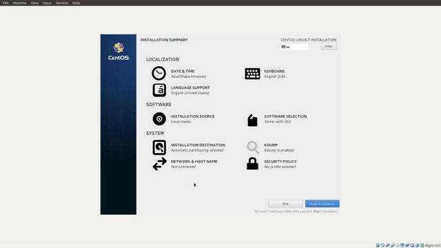 CentOS install on Virtualbox смотреть онлайн