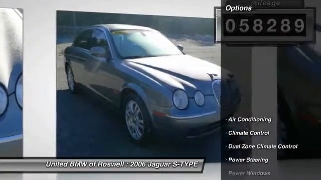 2006 Jaguar S-TYPE Roswell GA RF14536A смотреть онлайн