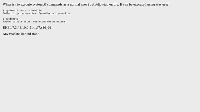 Unix & Linux: Systemctl - Failed to get properties/Failed to list units смотреть онлайн