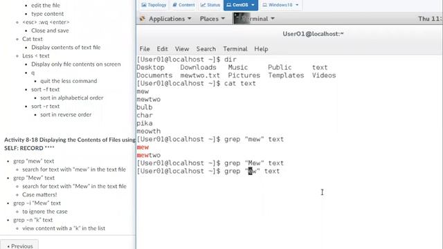 Displaying the Contents of Files using grep in CentOS 7 смотреть онлайн