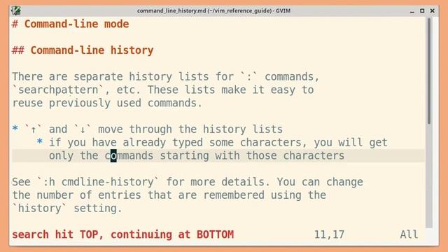 Command-line history смотреть онлайн
