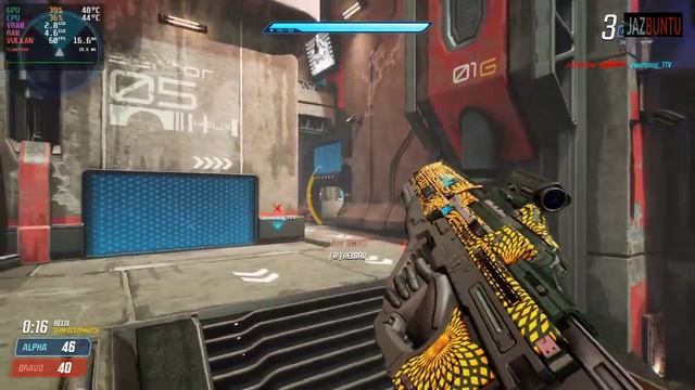 Splitgate gameplay on Linux (Ubuntu 20.04.3) смотреть онлайн
