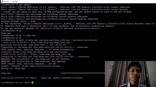 Tutorial Install EHCP Di Debian 10 Menggunakan VMWARE смотреть онлайн