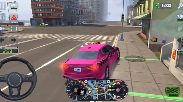 Taxi SIM 2020 | Maserati Quattroporte Driving Los Angeles City Wheel Drive Android Gameplay Gamepla смотреть онлайн