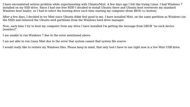 Unix & Linux: Overwrote Windows bootloader with Mint: how to restore? смотреть онлайн