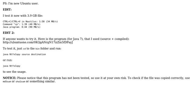 Ubuntu: How to speed up copying files to NTFS drive? смотреть онлайн
