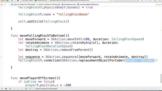 Construct 6 iOS Recreations with Quick and Xcode (5 Setting up the falling block logic) смотреть онлайн