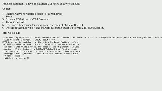 Ubuntu: How do I fix NTFS from Ubuntu? смотреть онлайн