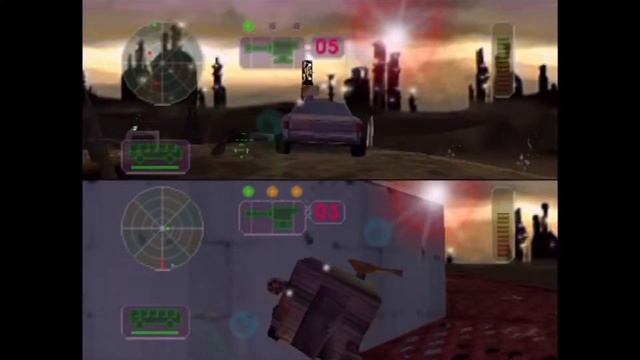 Vigilante 8 Two Player Cooperative Mode - Oil Fields (Actual N64 Capture) смотреть онлайн