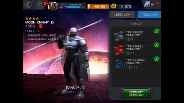 Marvel: Contest of Champions (iOS/Android) - RANKING UP FOUR STAR MOON KNIGHT PART II! смотреть онлайн