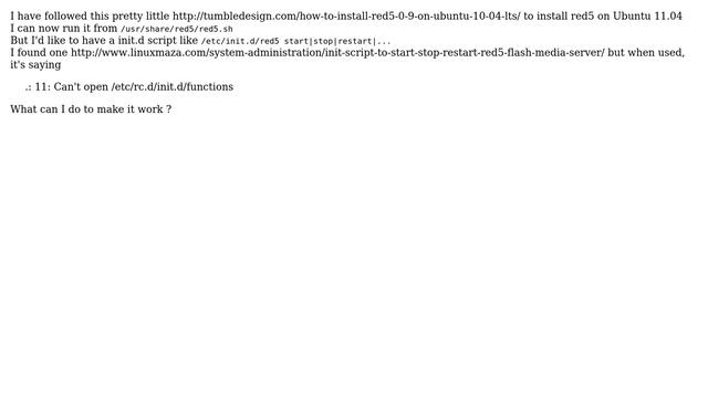 DevOps & SysAdmins: Red5 - Linux Installation init.d script смотреть онлайн