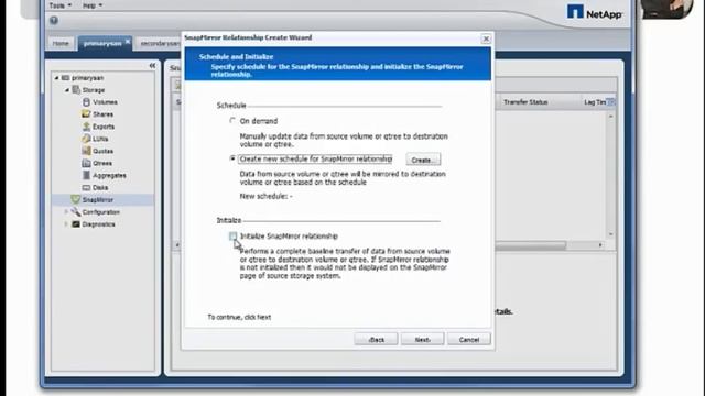 NetApp Snap Mirror San to San Replication смотреть онлайн