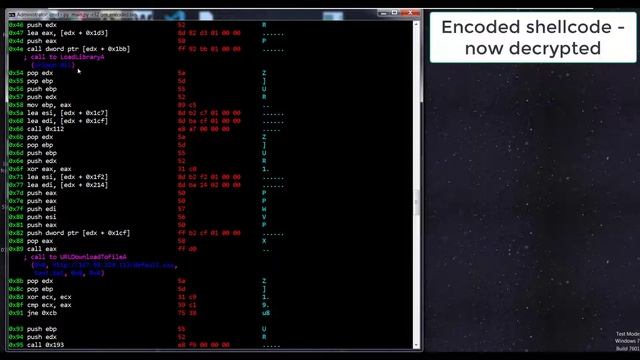 SHAREM shellcode analysis framework demo - emulation, disassembler, timeless debugging смотреть онлайн