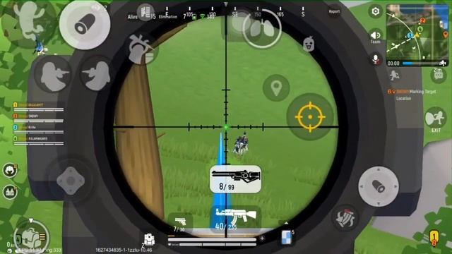 charge cannon 95% of Chance to hit your enemy 🙉🔥 - sausage man | GkLulu04 смотреть онлайн