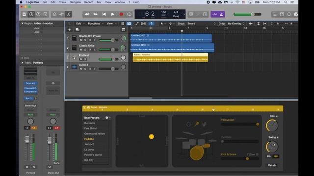 11 Using Logic's Virtual Drummer, recording music on the mac смотреть онлайн