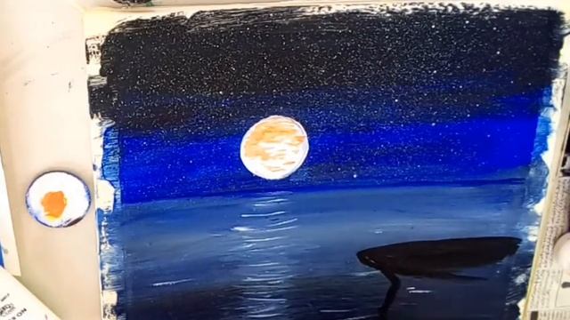 Challenge#40. Recreating magical night.how to make cherry blossoms in the moonlight. смотреть онлайн