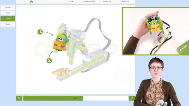 Lesson: Gorilla with LEGO WeDo 2.0 and Scratch Part 3 - Check how it works смотреть онлайн