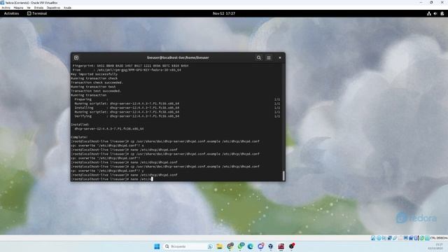 Como instalar y configurar un servidor DHCP en FEDORA смотреть онлайн