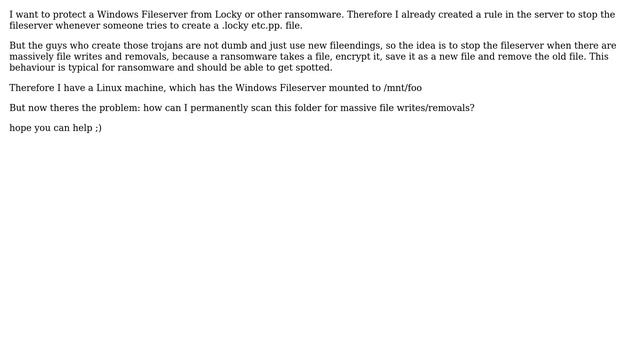 DevOps & SysAdmins: Use Linux to observe Windows share on massive file writes/removes смотреть онлайн