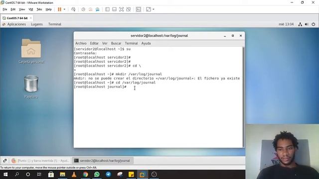 2.5 Configurar Registro CentOs 7 смотреть онлайн