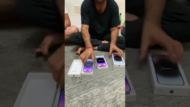 IPhone 14 Pro 256GB Deep purple unboxing смотреть онлайн