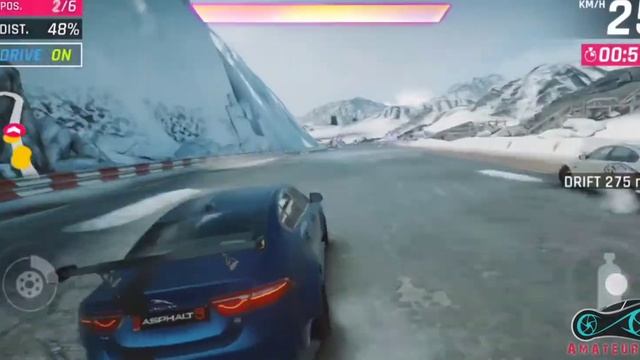 ASPHALT 9 LEGENDS || LEGEND PASS SHOWCASE || ESCAPE THE LAVA || JAGUAR XE SV PROJECT 8.