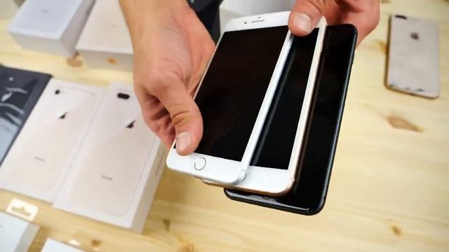 Apple Watch 3, iPhone 8, 8 Plus LTE Unboxing! All Colors смотреть онлайн