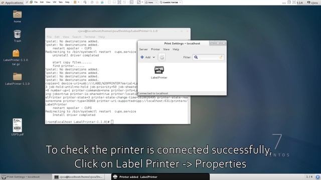 PM-241&BT | Centos 7：Installing Label Printer Driver and Prepare before use смотреть онлайн