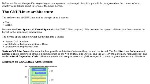 Unix & Linux: How do pdflush, kjournald, swapd, etc interoperate? смотреть онлайн