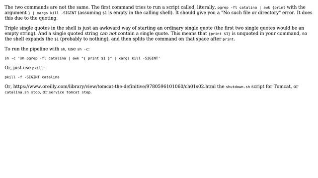 Unix & Linux: Shell script is not helping to kill tomcat application (2 Solutions!!) смотреть онлайн