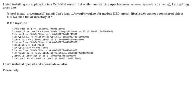 libssl.so.6: cannot open shared object file смотреть онлайн