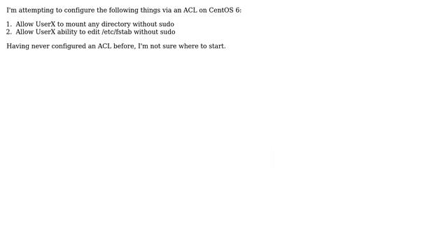 Configuring ACL on CentOS смотреть онлайн