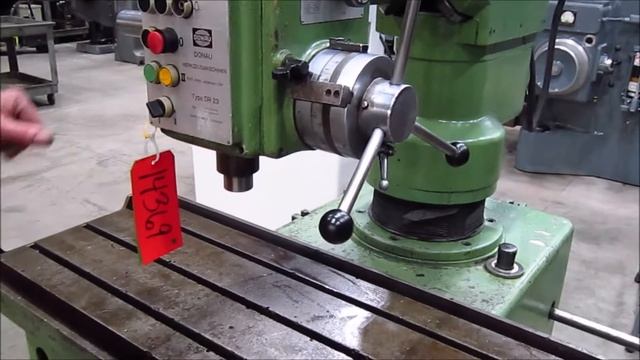 14369 Donau Type DR23 Sliding Radial Arm Drill, www.vanderzielmachinery.com смотреть онлайн