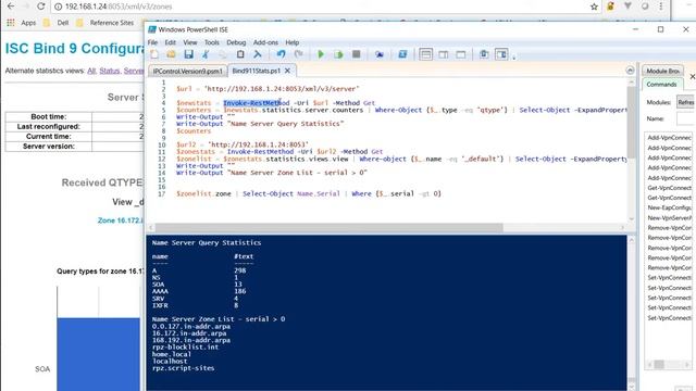 BIND DNS Statistics with PowerShell смотреть онлайн