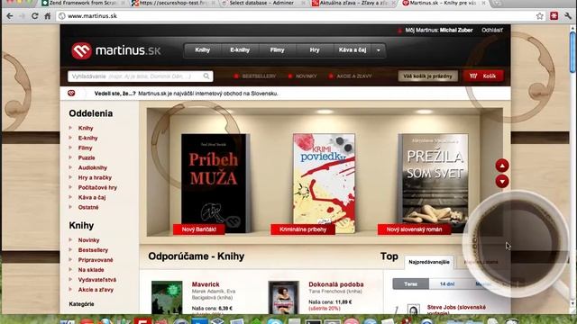 Martinus.sk coffee cup drag&drop смотреть онлайн