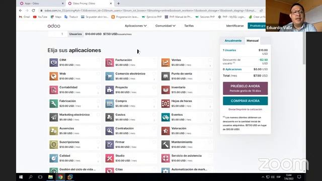 Configuración Odoo CRM en Linux mediante AWS смотреть онлайн